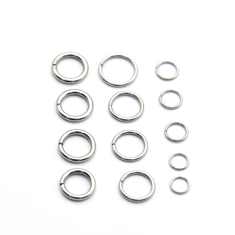 2021 Top Selling 316L Stainless Steel Jump Rings Split Ring Connectors Open/Closed Jump Rings for Jewelry Findings & Components