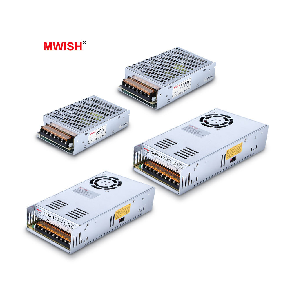 Premium Service Mwish S-600-12 600W 12V 50A Industrial Laser Cutting Machine Power Smps Switching Supplyy Switch Led Power