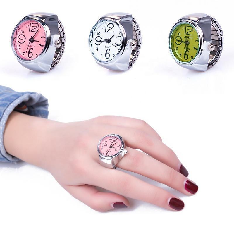 Movement personality men's and women's finger watches hot selling couple ring watches fashion wholesale alloy shell