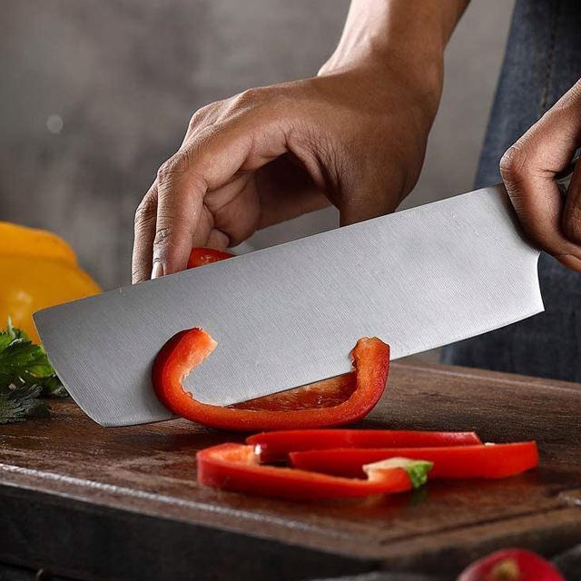 manufacturers  wholesale high quality 5CR15 stainless steel kitchen knife 7INCH japan cleaver knife household kitchen supplies