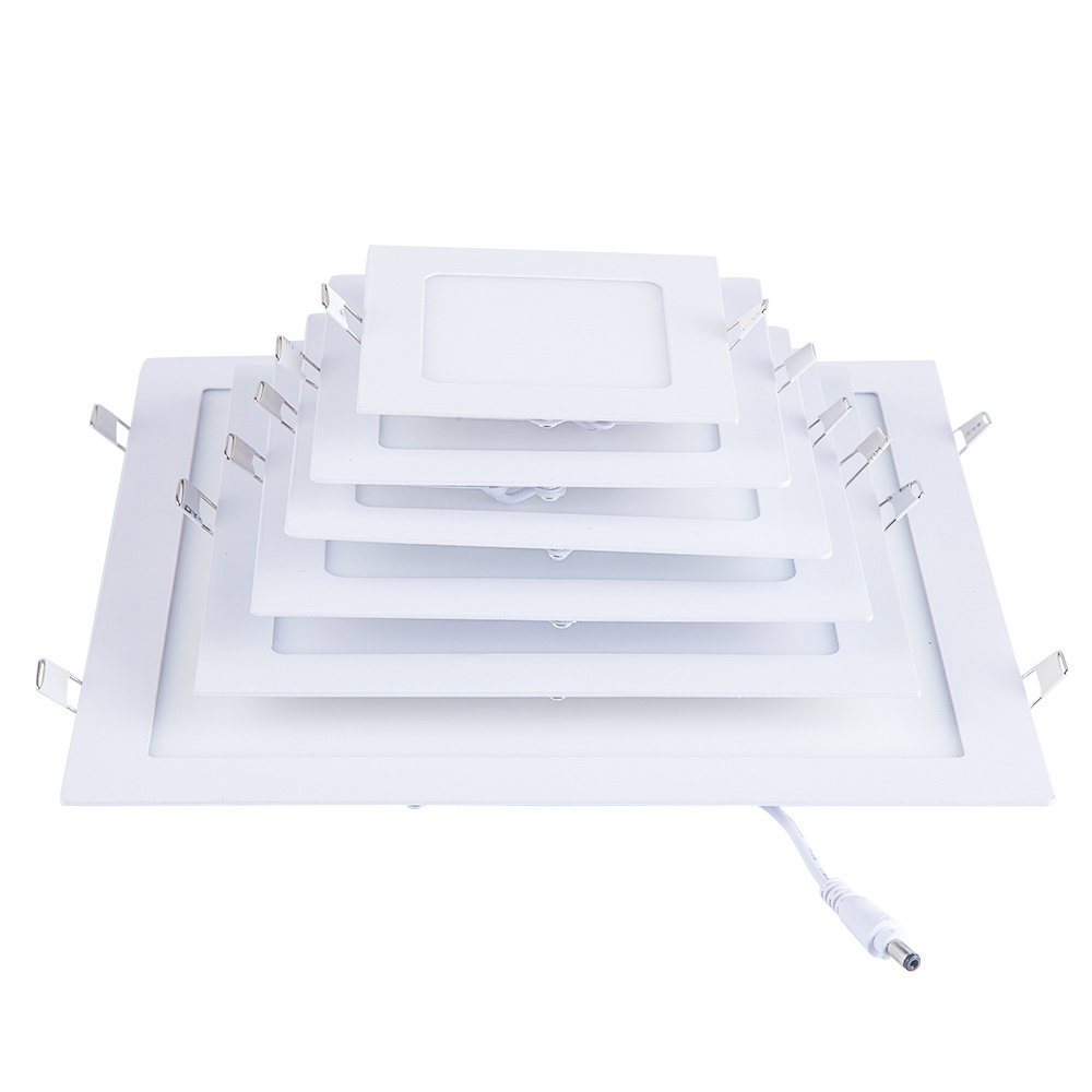 Best Selling Slim Small Recessed Round Square 3W 6W 9W 12W 15W 18W 24W 30W Led Panel Light Led Inside Panel light