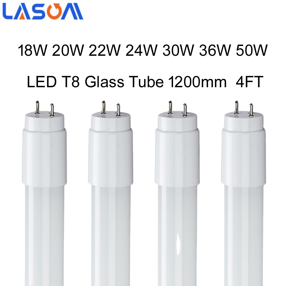 T8 LED Tube Light NANO PC Eco-friendly Fluorescent Lamp Replacement 8W 16W 20W G13 Led Glass Tube 1200mm Factory Direct Sale