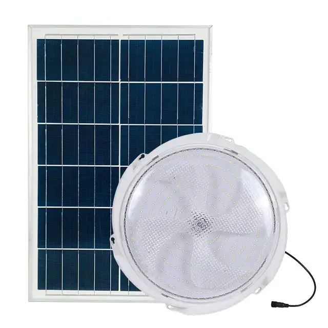 Easy Installation Hallway Bedroom Flush Mount Surface Down Emergency Indoor Outdoor Led Solar Ceiling light