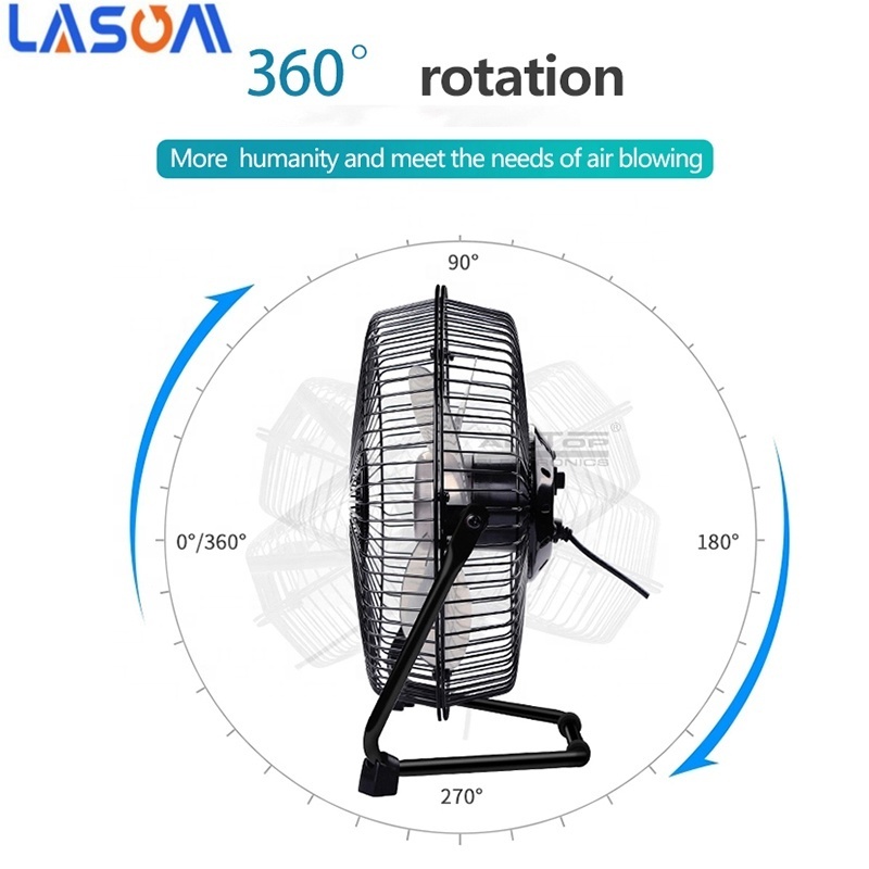 AC/DC Operation Metal Grill 12 Inches 3/5 Blades Rechargeable Home Solar 16 Inch with 5V USB Sort Solar Panel Fan with Led Light