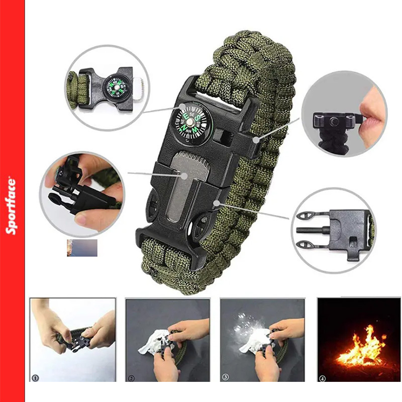 Sportface Outdoor Camping Survival Kit Sos Tool Emergency Survival Gear Multifunction Wild Self Survive Gear Kit