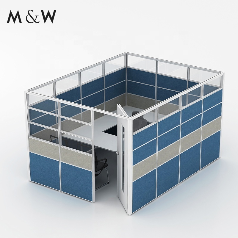 M&W All Sizes Available office furniture used Aluminum frame dividers partition office room cubicle workstation