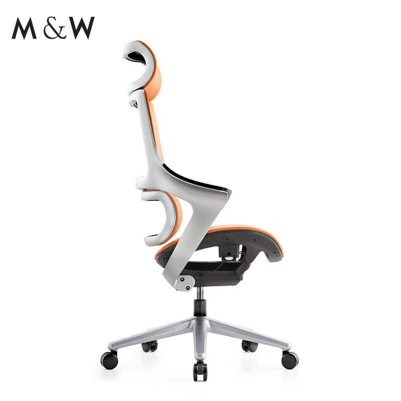 M&W manager office chair furniture ergonomic PU office desk boss executive chair with lumbar support