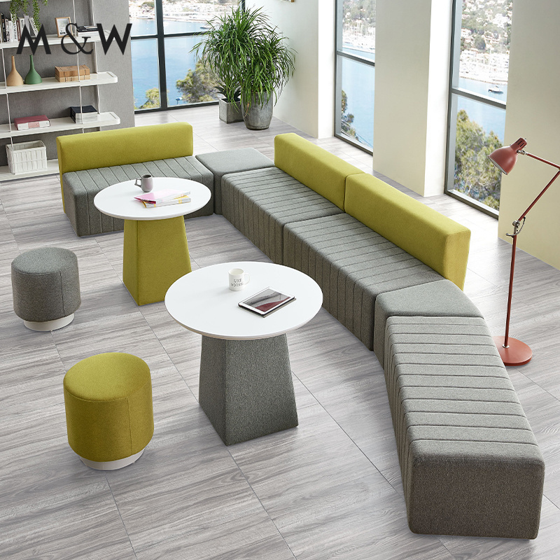 M&W Free Combination Modular/Sectional Sofa Office Break out Area Seating