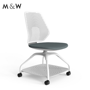 School Student Shelf Desk And Chair Plastic 360 Degree Rotatable Node Training Chairs For Kids