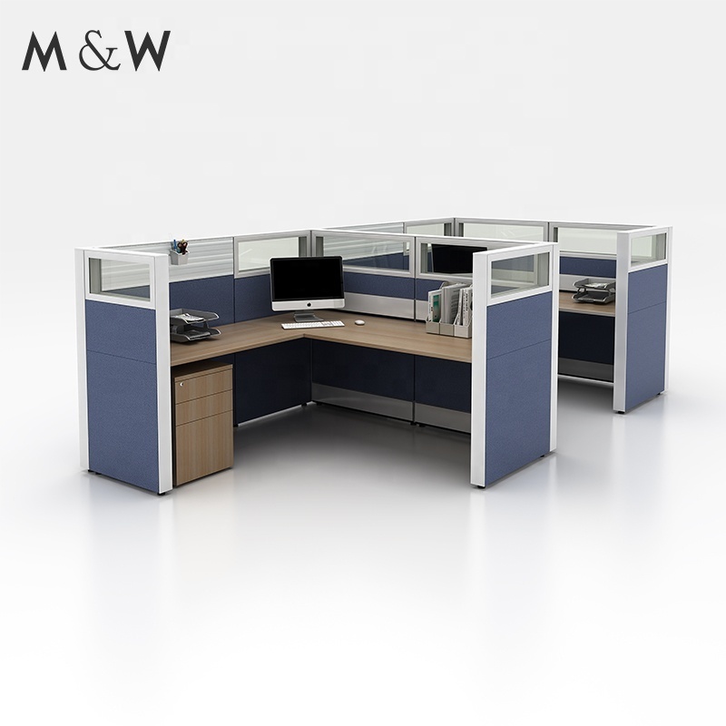 New Arrival Workstation Sound Proof Small Single Semi Circle Desk Sale Room Screen Divider Office Cubicle