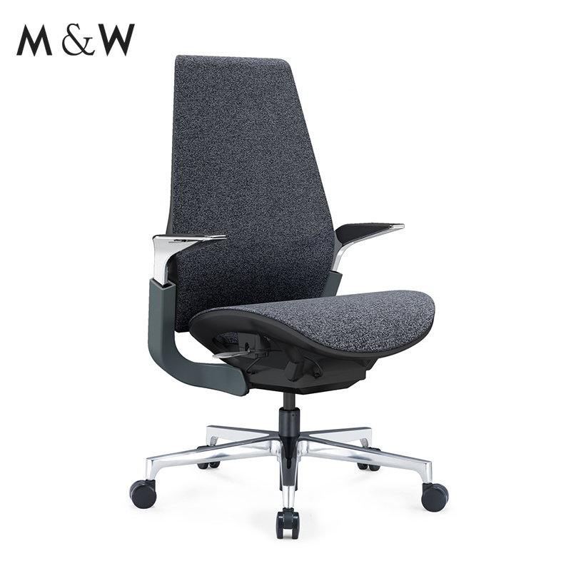 M&W Hot Sale High Back full dragon fabric Swivel Rocking executive Ergonomic Office Chairs