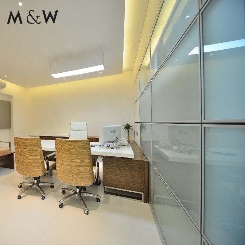 New Product Soundproof Price Office Design Glass Cubicle Wall Glass Partition Wall