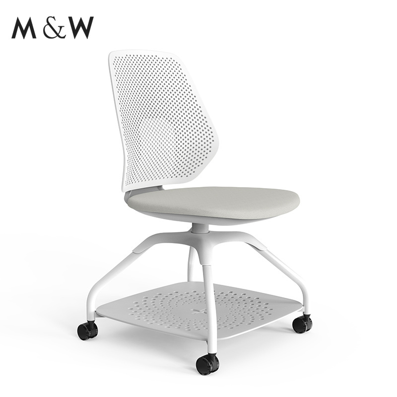 School Student Shelf Desk And Chair Plastic 360 Degree Rotatable Node Training Chairs For Kids