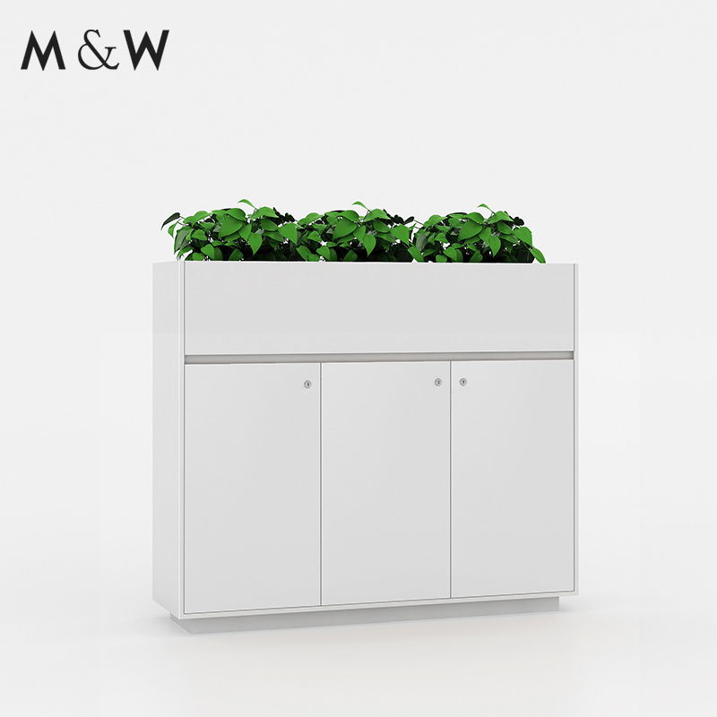 New design wooden door book shelves cupboards locker drawer storage wood planter office furniture file cabinet