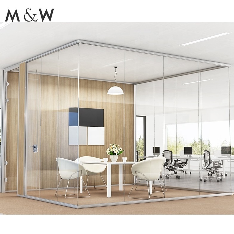 Factory Aluminium Frame Glass Wall Partition Price Office Furniture