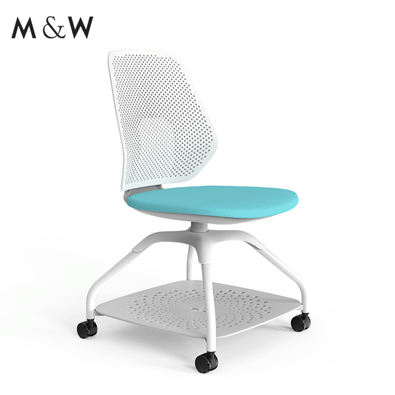 School Student Shelf Desk And Chair Plastic 360 Degree Rotatable Node Training Chairs For Kids