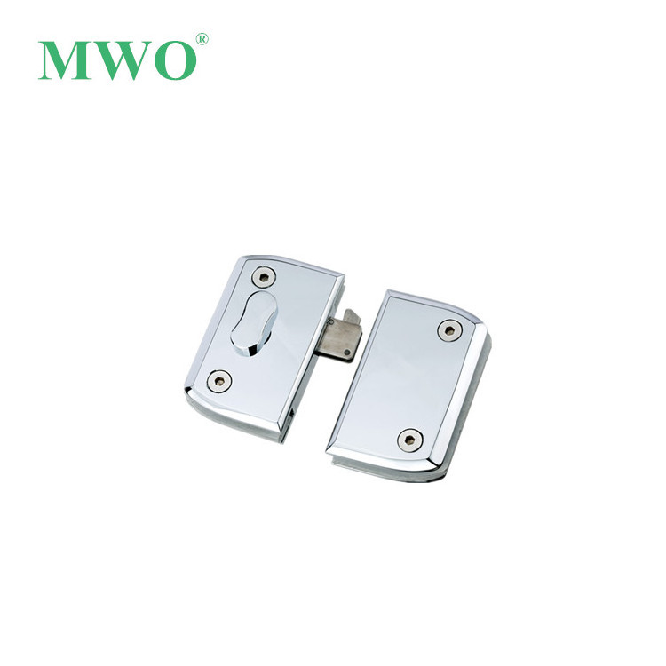 Double door sliding door cabinet hardware lock