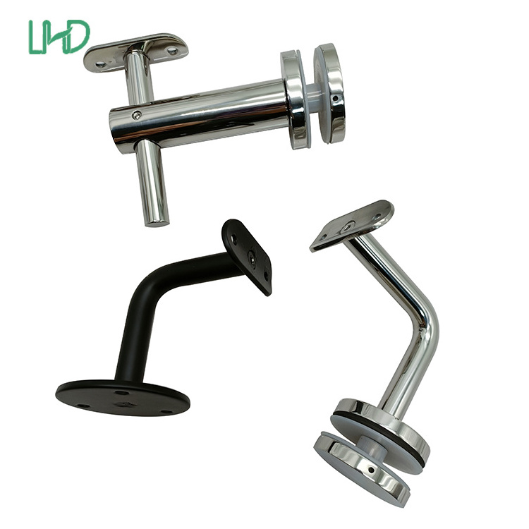 Die cast 304 316 stainless steel Balustrades & Handrail bracket fitting railing parts Glass hardware Handrail fixing Accessories