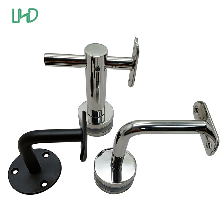 Die cast 304 316 stainless steel Balustrades & Handrail bracket fitting railing parts Glass hardware Handrail fixing Accessories