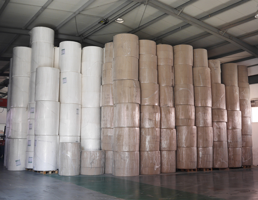 Tissue Paper Jumbo Roll Raw Material Of Toilet Paper