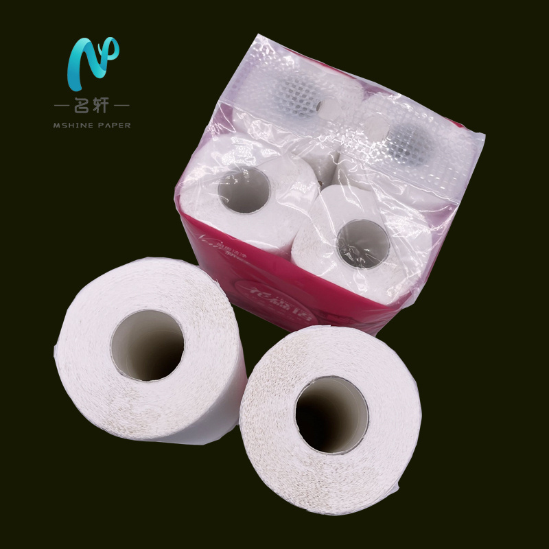 Hangzhou Mingxuan hot sale Eco-friendly Disposable Wood Pulp roll tissue 2 Ply Paper Towel Highly Absorbent Kitchen paper