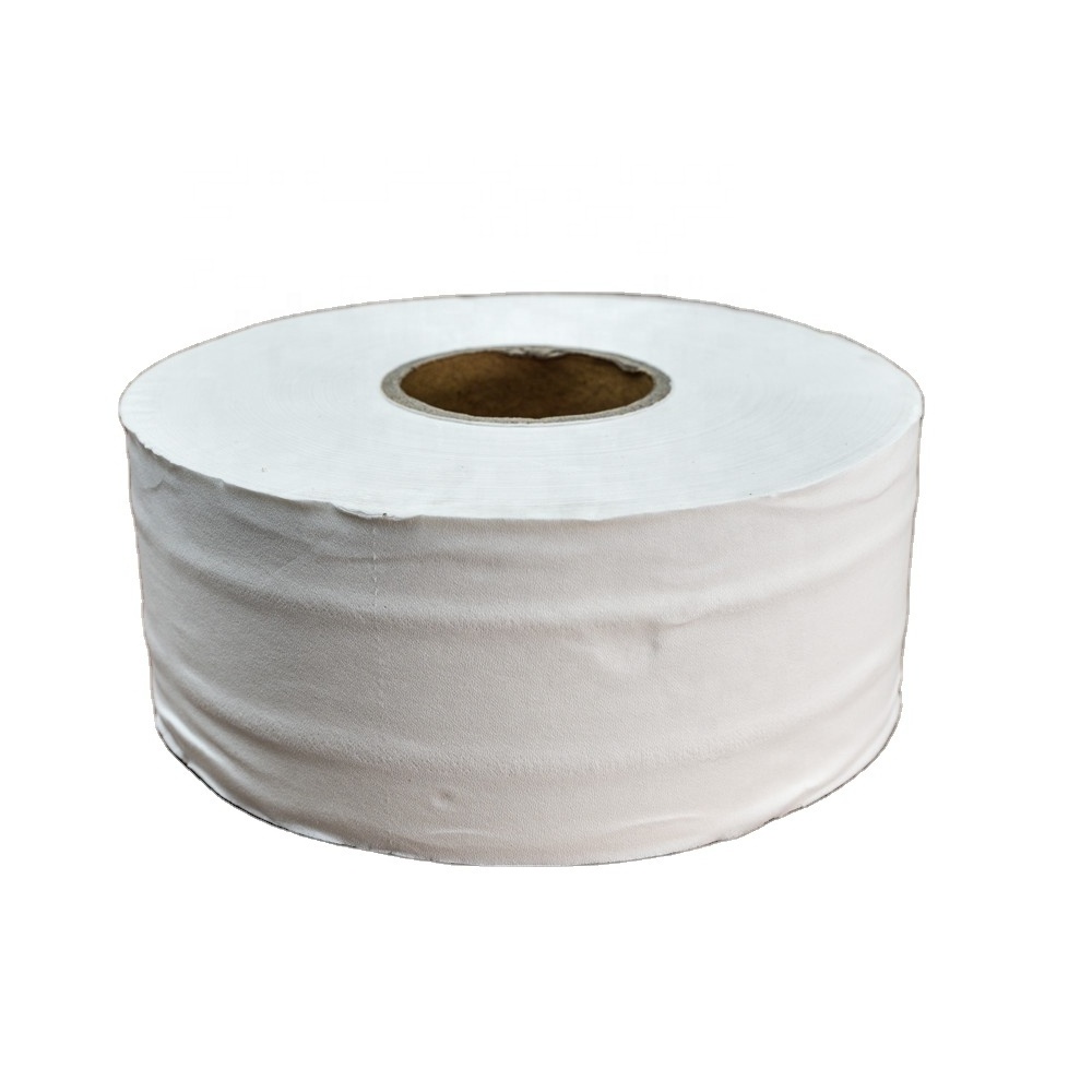 Factory wholesale high quality recycle soft 2 ply virgin wood pulp cheap soft paper toilet tissue jumbo roll paper