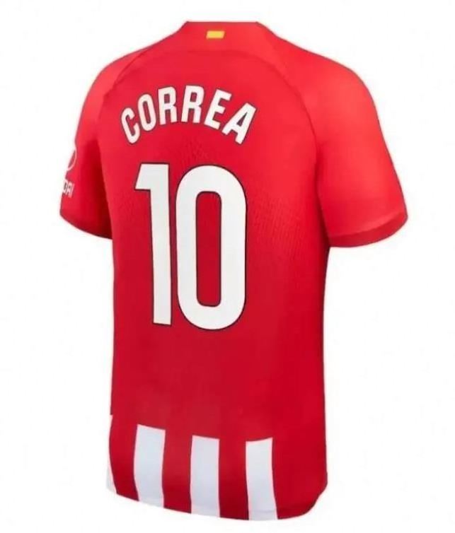 MEMPHIS soccer jerseys 23 24 home away M. LLORENTE Correa camiseta football shirts men kids GRIEZMANN R. CARRASCO DE PAUL