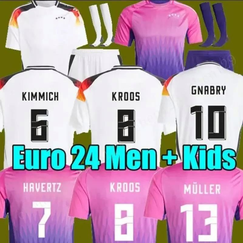 24 25 GerMANys Soccer Jersey 2024 Euro Cup HAVERTZ BRANDT SANE National Team Football Shirts 2025 Men Kids Kit Set Home White