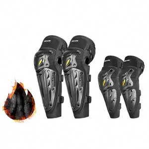 Professional Pp Shell Knee And Calf Elbow Forearm Pads Reflective For Motorcycle Riding Safety Protection