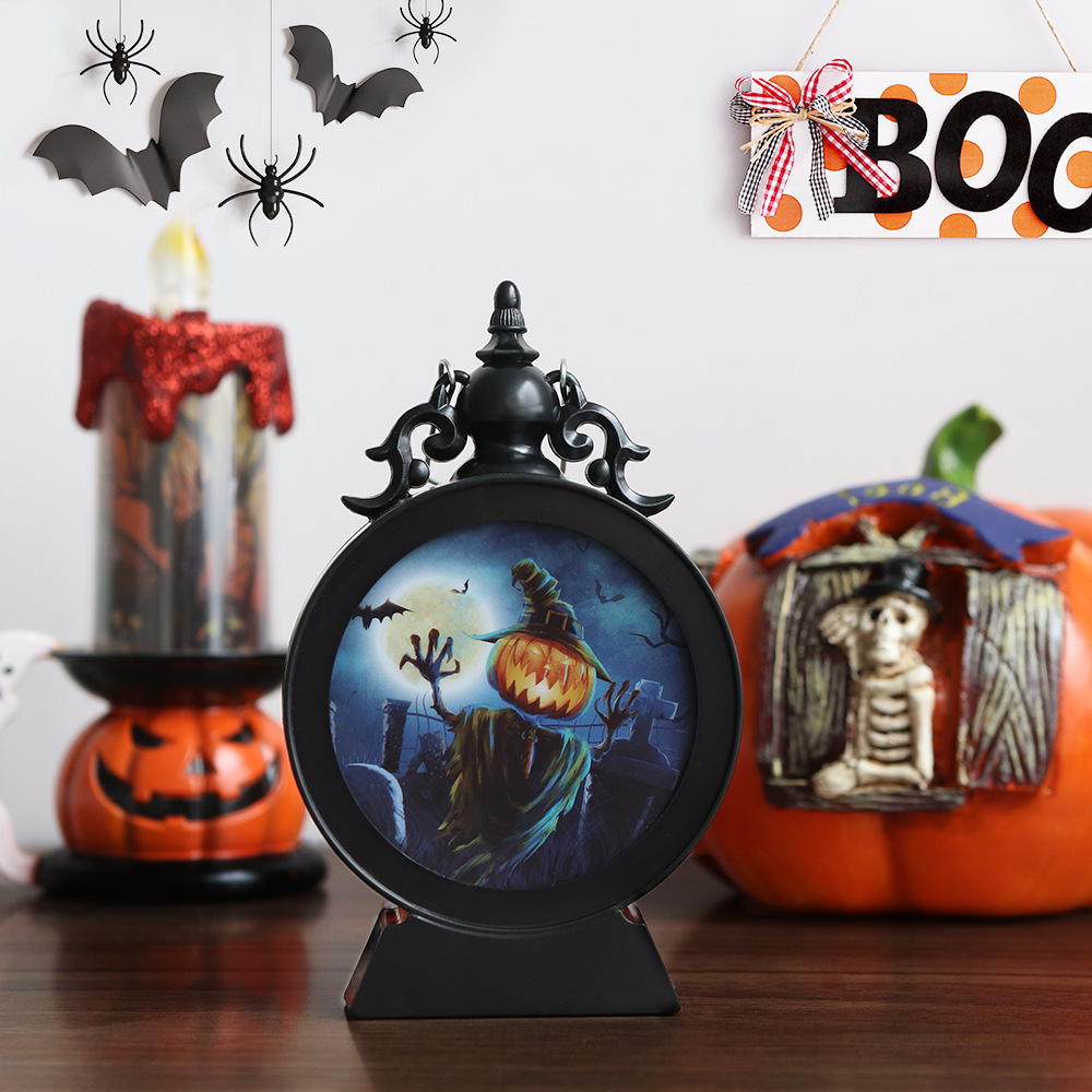 Halloween LED Candle Lights Wind Lights Wall Decorations Horror Atmosphere Lights