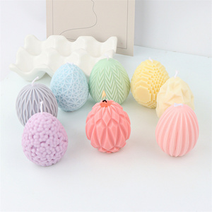 Hot Selling Colorful Candles Easter Home Decorative Scented Candles Easter Egg Candle