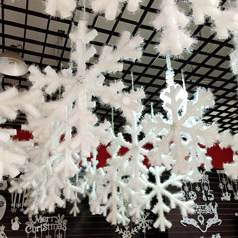 Winter Christmas New year Hanging Snowflake Decorations Snowflake for Wonderland Holiday New Year Party Home Decor