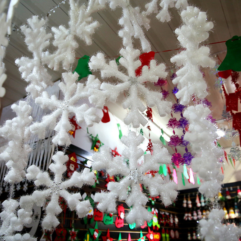 Winter Christmas New year Hanging Snowflake Decorations Snowflake for Wonderland Holiday New Year Party Home Decor