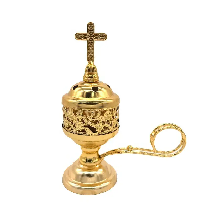 Mini Metal Luxury Arabic Style classic teapot shaped burner A charcoal Incense Burner with a Handle