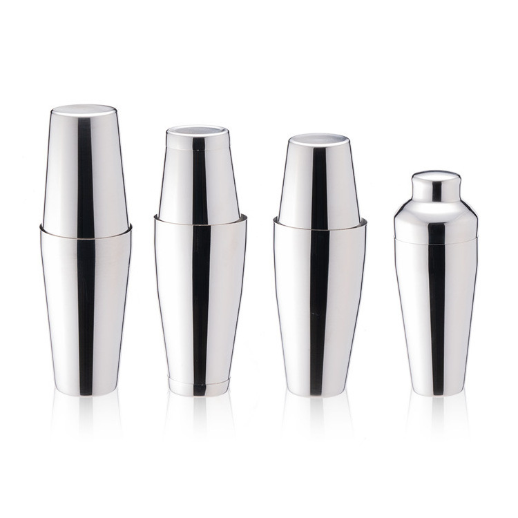 Hot Mixer Metal Stainless Steel Bar Cocktail Shaker Boston Cocktail Shakers For Bar