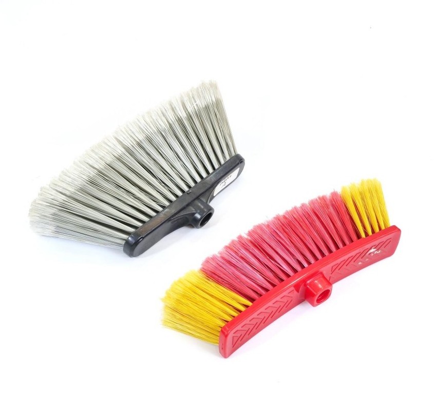 Customized high production 4 axis 1 tufting brush broom making machine can tuft 2 colors floor cleaning brush household broom