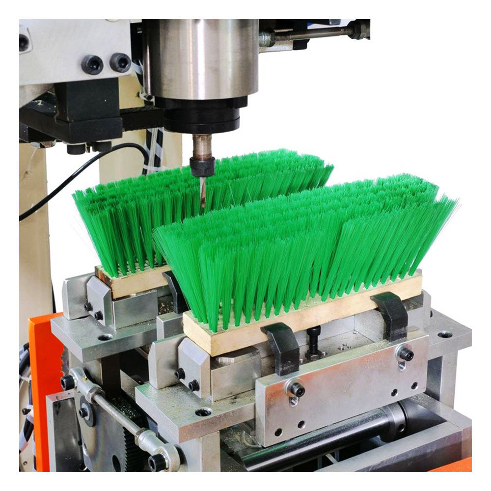 5 axis 2 Drilling And 1 Tufting Automatic CNC Brush / Broom Making Machine For Kinds Of Brooms