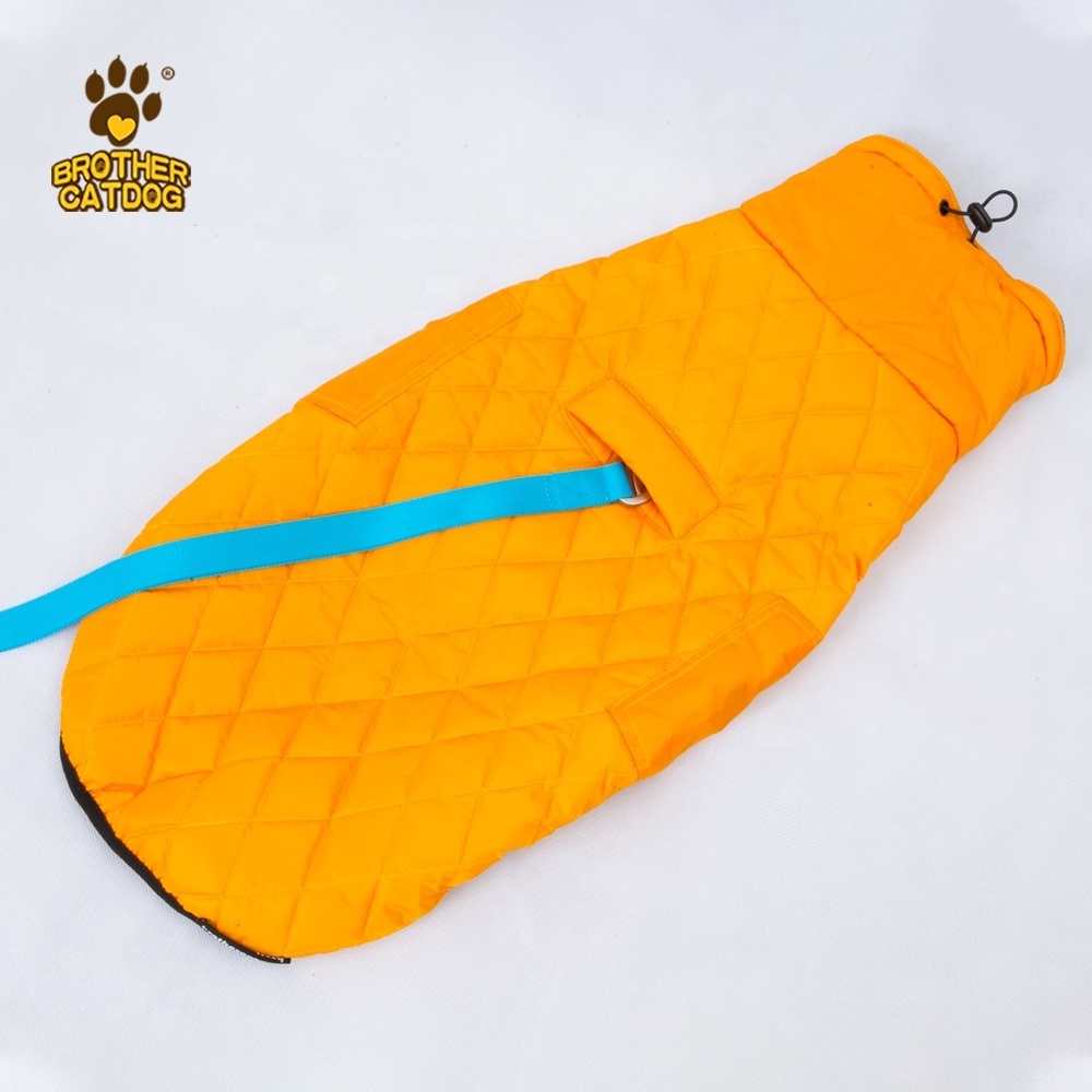 Fashion warm pet clothes   waterproof dog coats for hiking   body protective fleece dog jacket