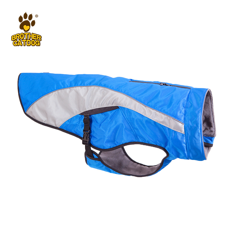 Jackets for dogs   Warm fleece protective dog clothes  Reflective walking training sports dog coats Support OEM