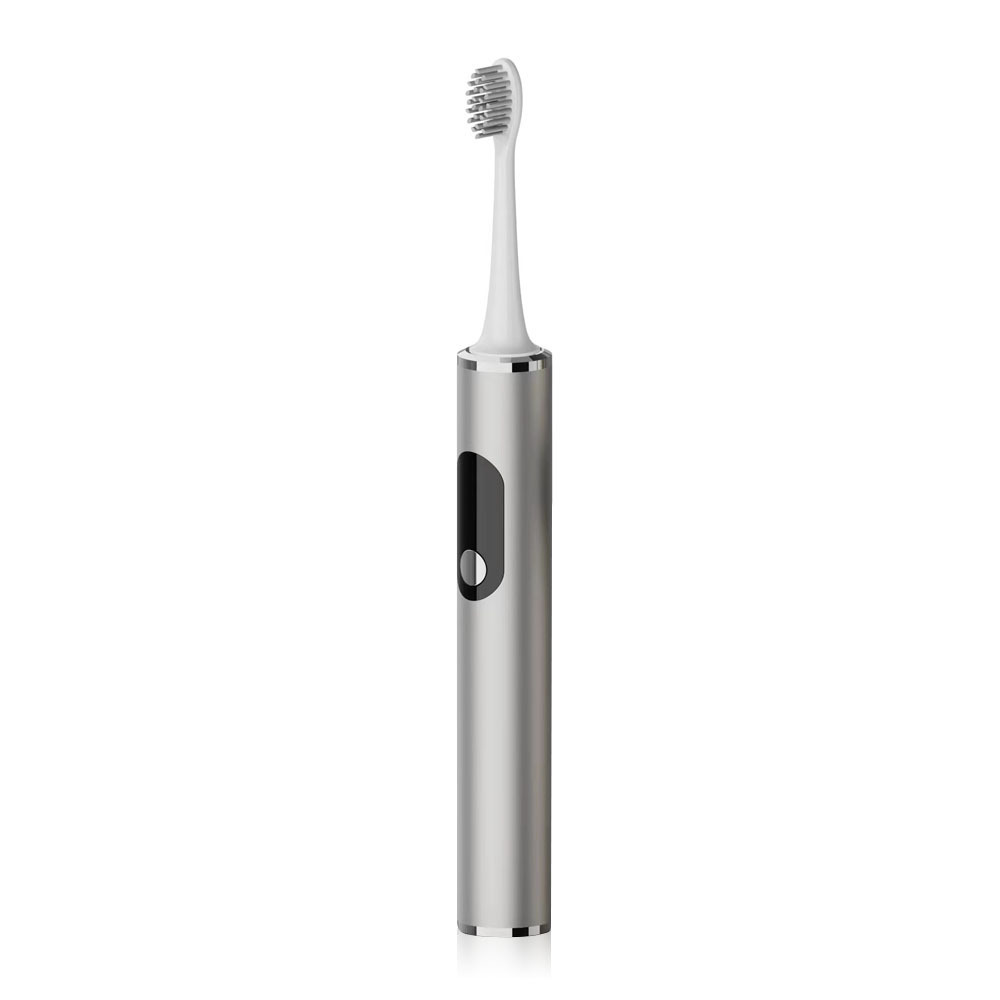 2023 Newly Designed  Stainless Steel High Quality Sonic Rechargeable Electric Toothbrush Adult Electric Toothbrush