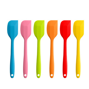 Cake Tools Silicone Heat Resistant Non-stick Flexible Silicone Spatula with Solid Small Premium Scraper Spoon Kitchen Tools Top