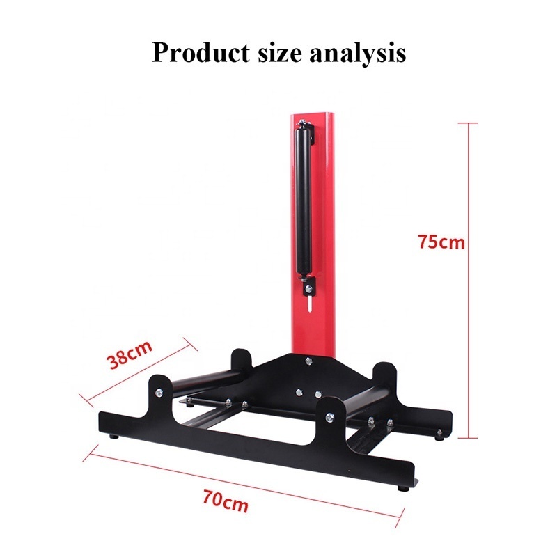 Wholesale Car tire hub cleaning placement frame rotary rolling tool Car Wheel cleaning stand