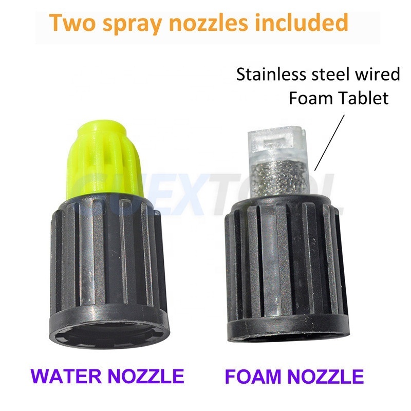 Car Wash Hand Pump Foam Sprayer Soap Dispenser Hand Pressurized Foam Cannon Snow Foam Lance Nozzle Atomizer