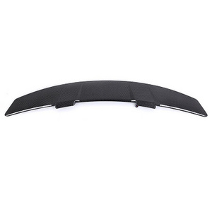 Universal Glossy Black White rear spoilers Real Carbon Fiber Car wings Car Spoiler For Audi A4 electric spoiler