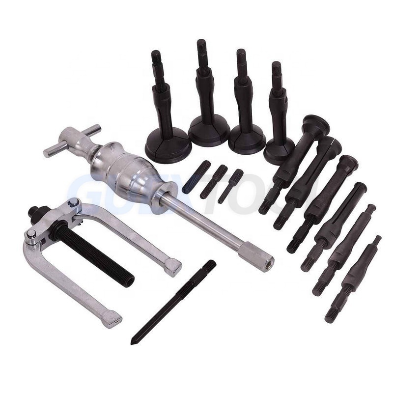 16pcs Inner Bearing Puller Car Disassemble Bearing Blind Hole Remover Extractor Set Slide Hammer Tool Kit