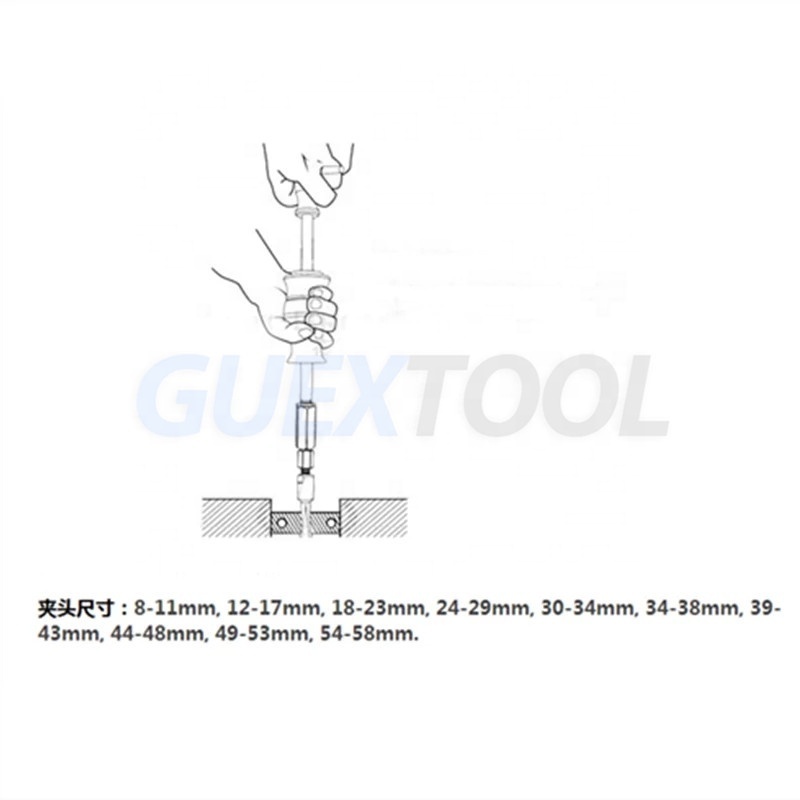 16pcs Inner Bearing Puller Car Disassemble Bearing Blind Hole Remover Extractor Set Slide Hammer Tool Kit