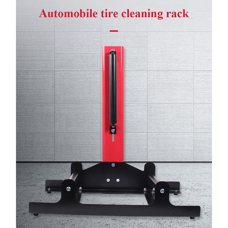 Wholesale Car tire hub cleaning placement frame rotary rolling tool Car Wheel cleaning stand