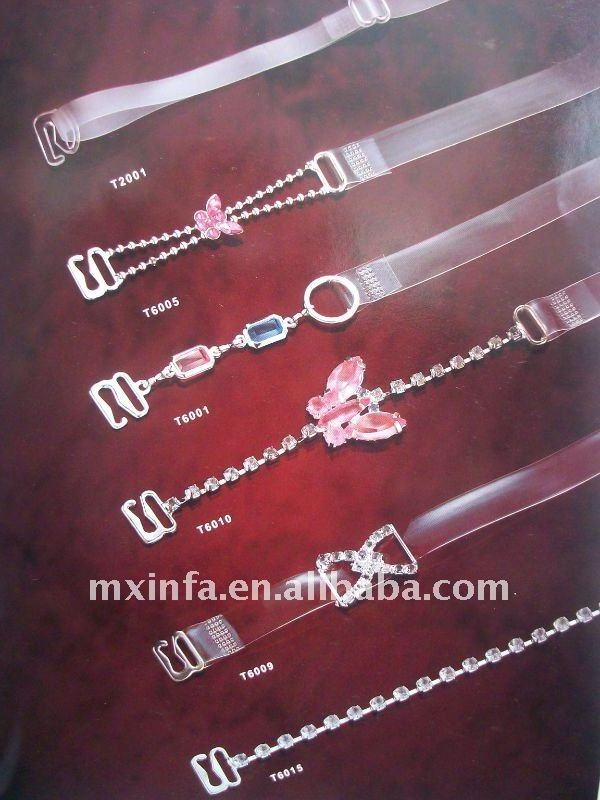 Jewelry bra strap