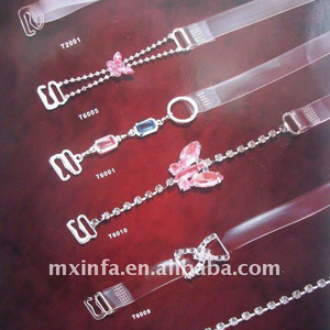 Jewelry bra strap