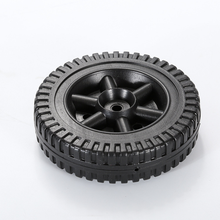 Wholesale 6 inch PE tire industrial wheel for trolley